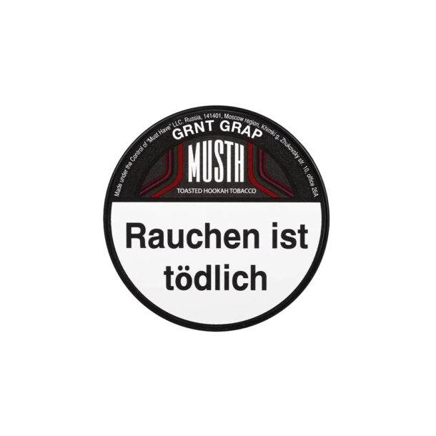 MUSTH Tabak GRNT GRAP 125g.JPG